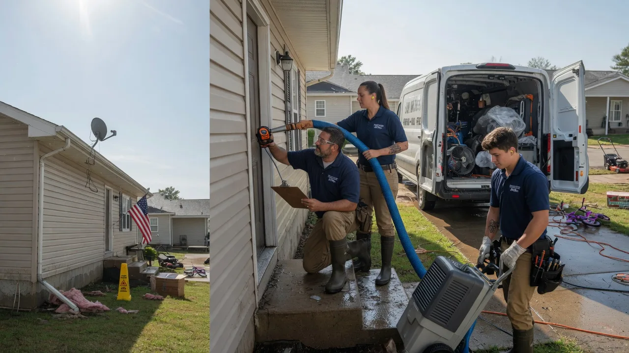 Ceiling Water Damage Restoration in Morven, GA near me